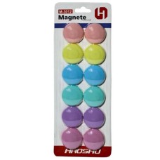Магніти 30мм 12шт пастельні кольори