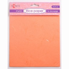Рисовая бумага оранжевая 50*70 см