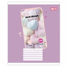 Зошит 12 аркушів коса лінія Your dream