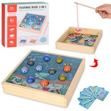 Дерев'яна іграшка Рибалка