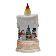 Різдвяний декор LED музичний Свічка