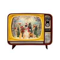 Лампа новорічна музична Ретро ТВ