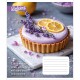 Зошит 18 аркушів клітинка Cake