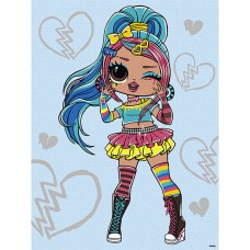 Картина за номерами для дітей 30*40см L.O.L. Surprise! Tweens Emma Emo
