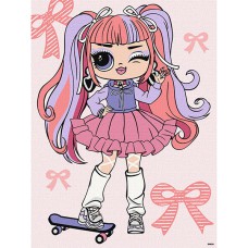 Картина за номерами для дітей 30*40см L.O.L. Surprise! Tweens Ali Dance