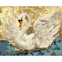 Картина за номерами 40*50см + фарби + пензель 3 шт з рамкою Розмах крил