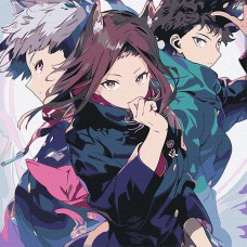 Картина за номерами 40*40см + фарби + пензель 3 шт з рамкою Міцна дружба