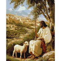 Картина за номерами 40*50см + фарби + пензель 3 шт з рамкою Спокій душі