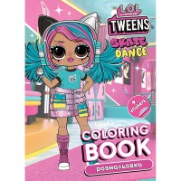 Розмальовка зі стікерами Skate Dance Tweens
