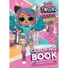 Розмальовка зі стікерами Skate Dance Tweens