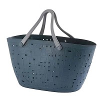 Корзина пластиковая 42*18*41см с резиновыми ручками