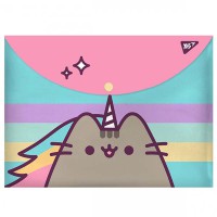 Папка-конверт на кнопці А4 Pusheen