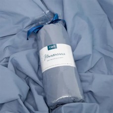 Простирадло НАТХНЕННЯ з резинкою 160х200 см блакитний