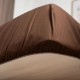 Простирадло НАТХНЕННЯ з резинкою 200х200 см какао