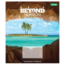 Зошит 24 аркушів клітинка Beyond the horizon