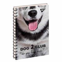 Блокнот В6 на пружині 144 аркуші з роздільниками PETS CLUB YES