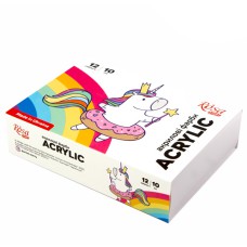 Фарба акрилова  Rosa Studio 12 кольорів 10мл Unicorn