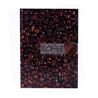 Канцелярська книга А4 клітинка 96 аркушів тверда обкладинка Coffee