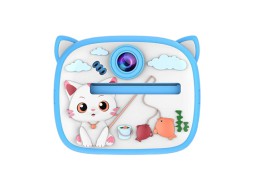 Фотоапарат-принтер блакитний