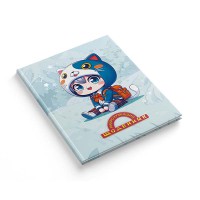 Щоденник шкільний Найрозумніший інтегральна обкладинка Кошеня аніме