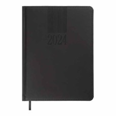 Щоденник датований А5 2024 CODE чорний
