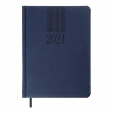 Дневник датированный А5 2024 CODE синий
