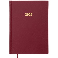 Щоденник датований А5 2027 STRONG темно-червоний