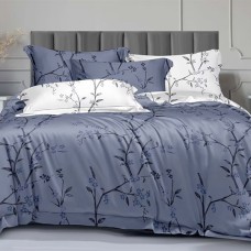 Комплект постільної білизни Soho євро 200*230 см Eleganze Blue Комплект постільної білизни Soho євро 200*230 см Eleganze Blue