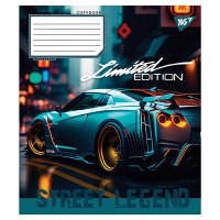 Тетрадь 36 листов клетка Street legend