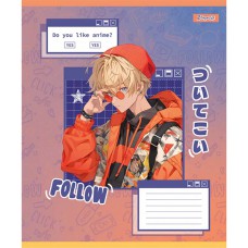 Зошит 12 аркушів лінія Follow Anime