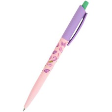 Ручка шариковая автоматическая Axent Lavender синяя