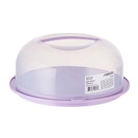 Тортовница Ardesto з кришкою 28.4*11.5 см бузковий