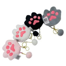 Кошелек-брелок меховой Лапка котика