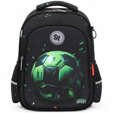 Рюкзак шкільний напівкаркасний 37*28*20см + пенал Football