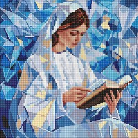Алмазная мозайка 40*40см Тихое чтиво