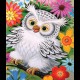 Алмазна мозайка 5D 21*25см Казкова совушка