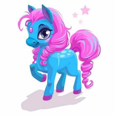 Алмазна мозайка 5D 21*25см Веселий поні