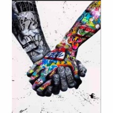 Алмазная мозайка 30*40см Просто две руки