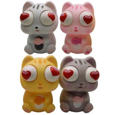 Іграшка-антистрес Котик з серцем