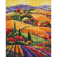 Алмазна мозайка 40*50см Барвистий краєвид