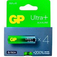 Батарейки GP пальчикові Ultra Plus LR6 на блістері 4 шт. в уп.