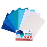 Набір фетру жорсткого 21*30см відтінки моря  7 аркушів