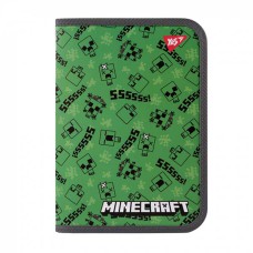 Папка для зошитів пластикова на блискавці В5 Minecraft. Creepers