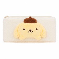Пенал-косметичка меховой PomPomPurin желтый