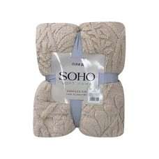 Плед SOHO 200*220 см Rasch Cream