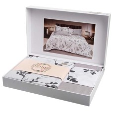 Комплект постільної білизни Soho євро 200*230 см Carlotta Grey
