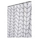 Шторка для ванної кімнати IDEA HOME 180*200см White-Wheat