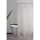 Шторка для ванної кімнати IDEA HOME 180*200см Grey-Drop