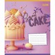 Зошит 24 аркушів клітинка Sweet cake