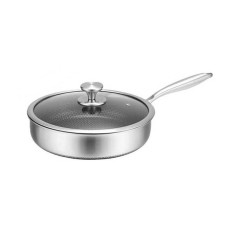 Сковорода глибока Edenberg  діаметр 26см з кришкою